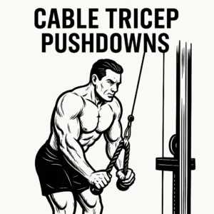 cable tricep pushdowns