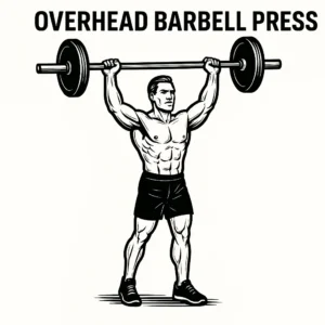 overhead barbell press