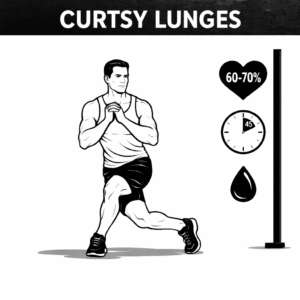 8 Best Upper Glute Workout curtsy lunge