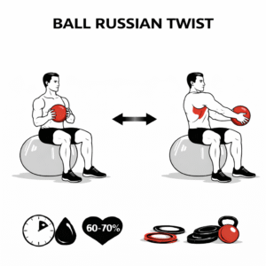 ball russian twist